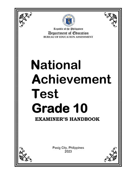 nat examiner's handbook 2023 pdf